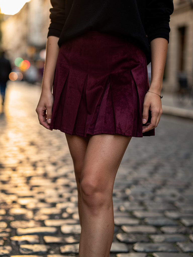 Eli Flare mini skirt