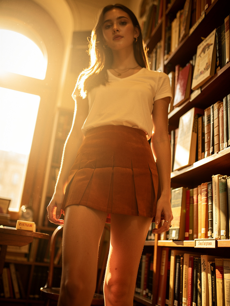Eli Flare mini skirt